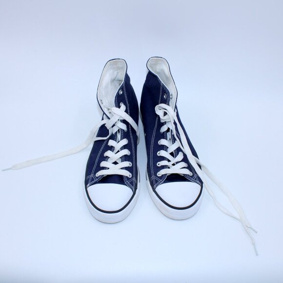 ZGR SNEAKERS ZY-K21023M Blue/White High Top Canvas Running Shoes - Picture 3 of 7